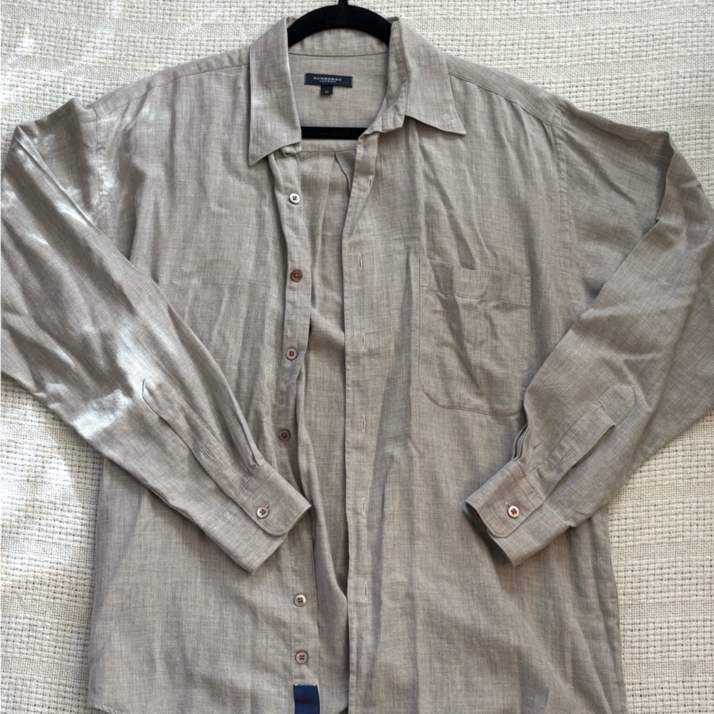 Burberry grey Button-Up Shirt
